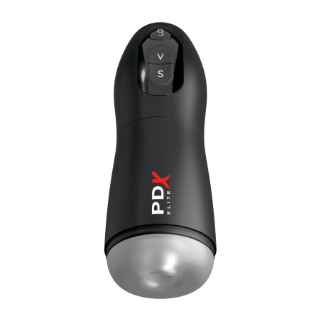 automatický pánevčí vibrátor s succionem pdx elite suck-o-matic