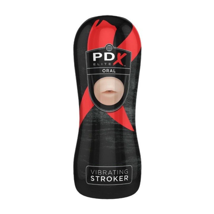 PIPEDREAM Wibracjoner do ust PDX ELITE ORAL STROKER RD523