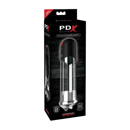 bomba de vacío para pene con funda de boca pdx elite blowjob power pump