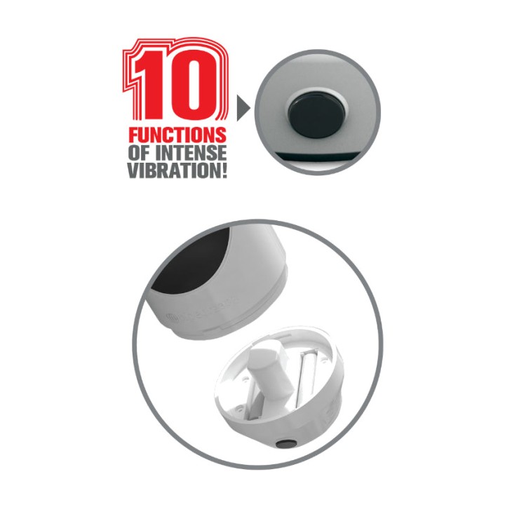 PIPEDREAM Vaginal vibrator with 10 vibration modes EXTREME