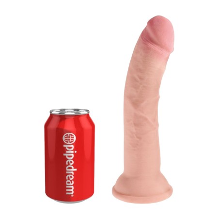 dildo realista de tripla densidade king cock 21,6 cm
