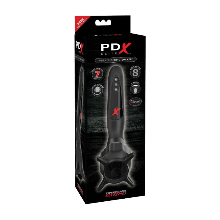 PIPEDREAM Mandeldild med vibration og succion PDX ELITE