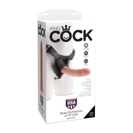 gurt mit realistischem penis king cock 20,3 cm