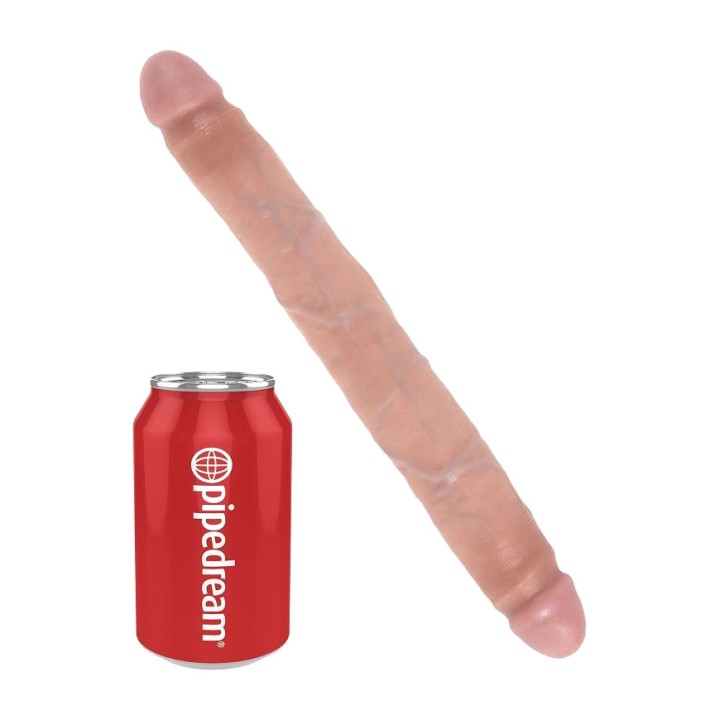 PIPEDREAM Dildo doble fin de dues puntes KING COCK 30 CM