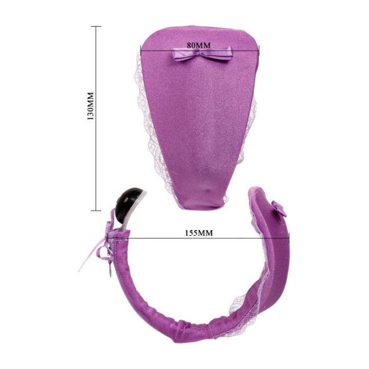 BAILE Vibrating thong with remote control D44-194945LL