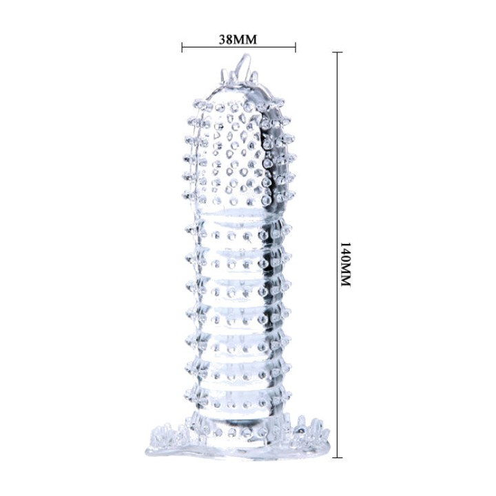 BAILE Fundă pentru penis cu puncte stimulante 14 CM