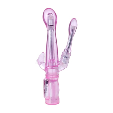 vibrator flexibil cu stimulator anal