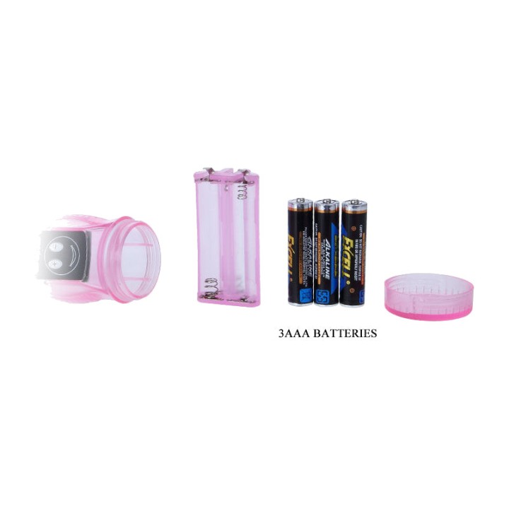 BAILE Flexibilní vibrátor s analním stimulátorem D34-194023