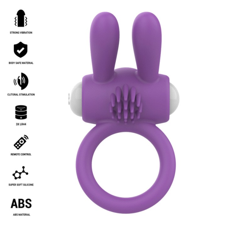 INTENSE Vibrating ring for the penis with clitoral