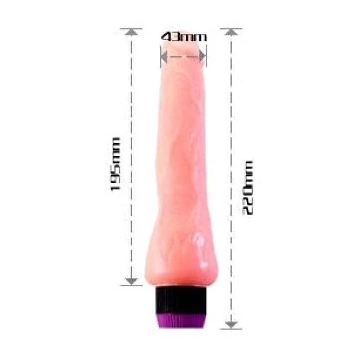 BAILE Realistic vibrator 19,5 CM D46-149075