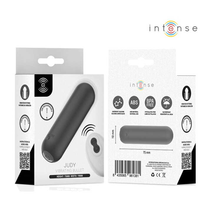INTENSE Vibrateur rechargeable avec télécommande JUDY