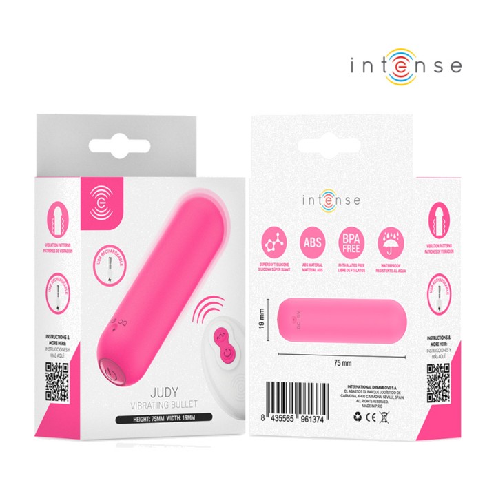 INTENSE Vibrateur rechargeable avec télécommande JUDY