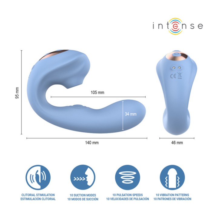 INTENSE Multifunctionele clitorismeestimulator GINA D-246251