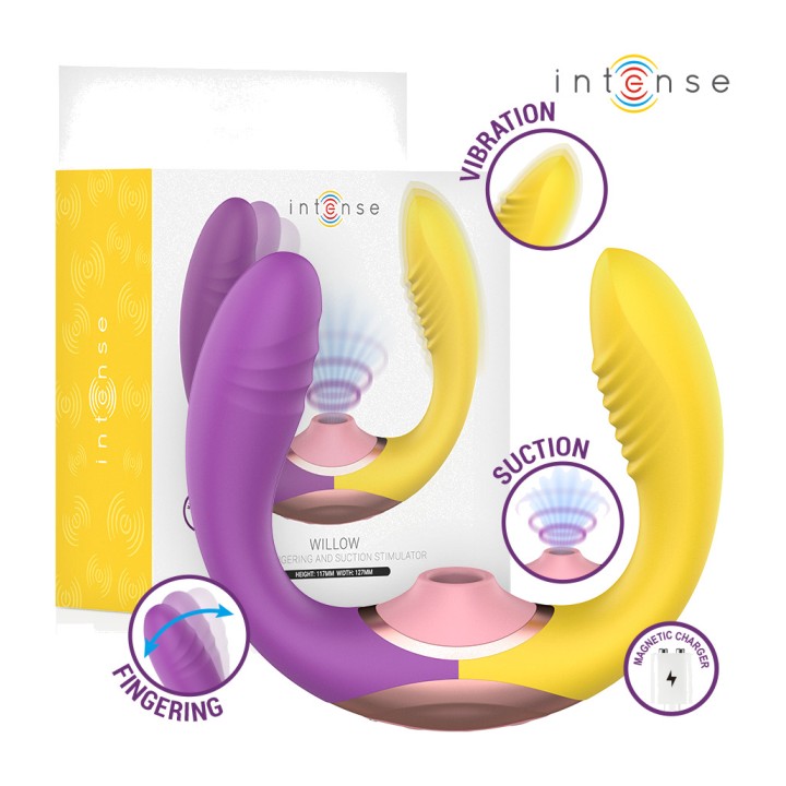 INTENSE 3-in-1 Suction and Vibration Stimulator WILLOW