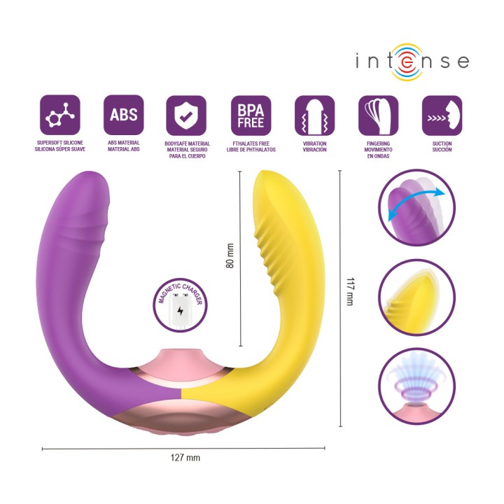 INTENSE Stymulator 3 w 1 succionu i wibracji WILLOW D-245699