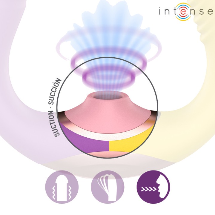 INTENSE Stimulateur 3 en 1 de aspiration et vibration WILLOW