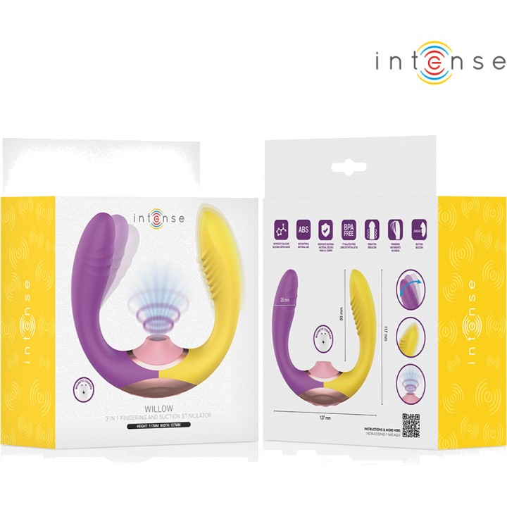 INTENSE Tretare 3-i-1 med succion och vibration WILLOW