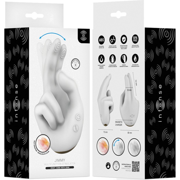 INTENSE Fladefunktionerende stimulator med håndform,