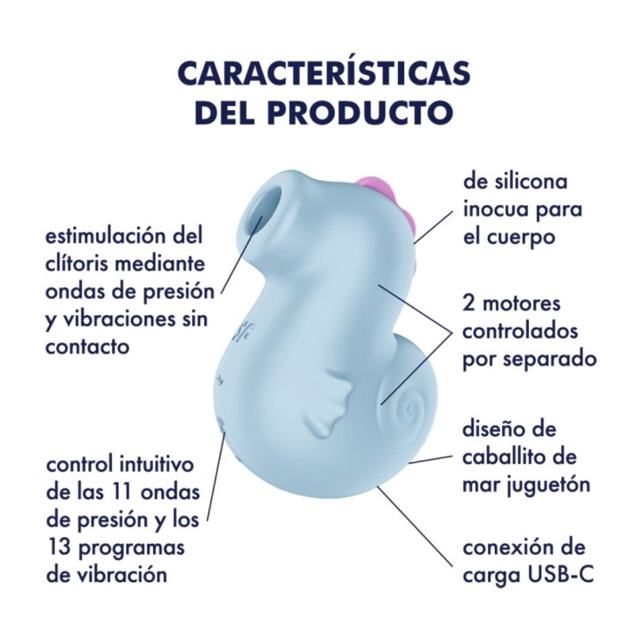 SATISFYER Clitorissauger mit Vibration SEA PONY D-245672