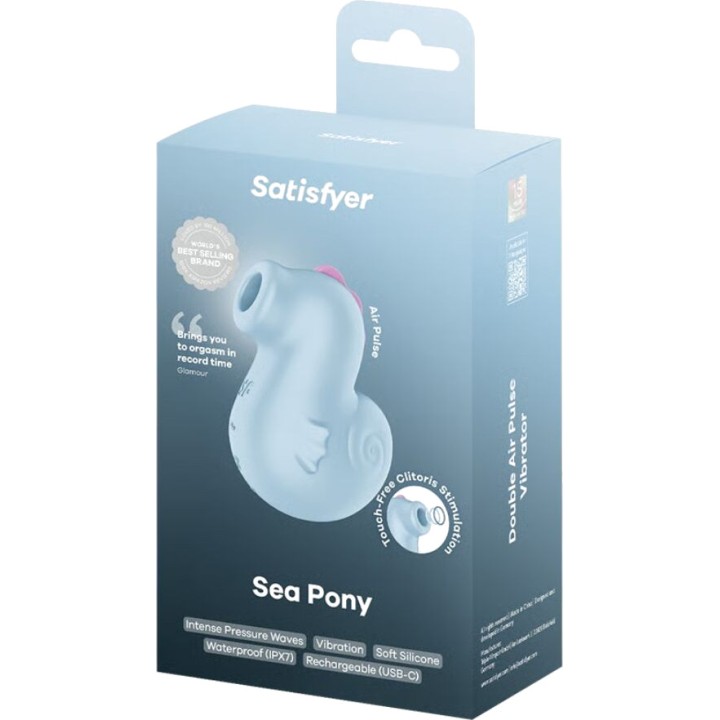SATISFYER Klitorislock med vibration SEA PONY D-245672