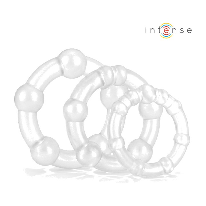INTENSE Set med 3 ringar för penis BOURNE D-245649
