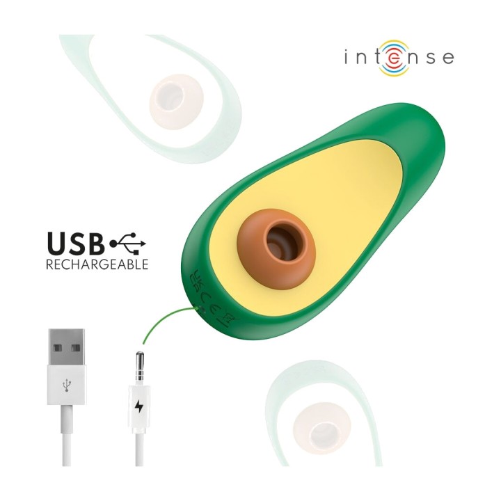 INTENSE Avocado-shaped clitoral suction device WAKI D-245678