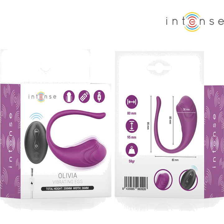 INTENSE Vibrátor s dálkovým ovládáním OLIVIA D-245385VAR