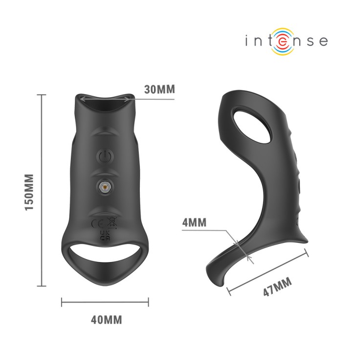 INTENSE Adjustbar vibreringsring for penissen model 12