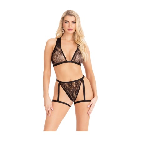 top suspender and brief with garters 86148