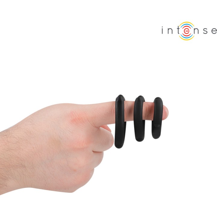 INTENSE Set de 3 anillos para el pene modelo 9 PETER