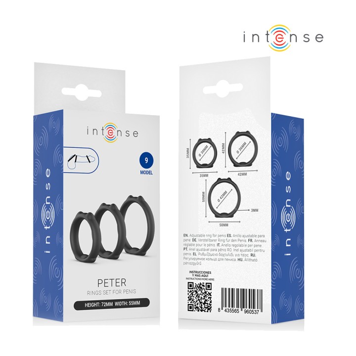 INTENSE Set treh prstnih zank model 9 PETER D-245148