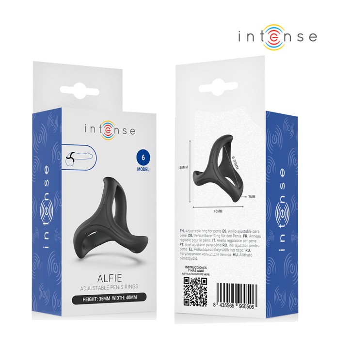 INTENSE Adjustbaar drievoudig ring model 6 ALFIE D-245145