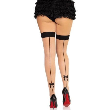 spandex socks with rear seam 1963