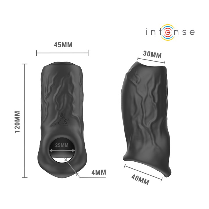 INTENSE Justerbar vibrerande ring för penis modell 13 SEAN