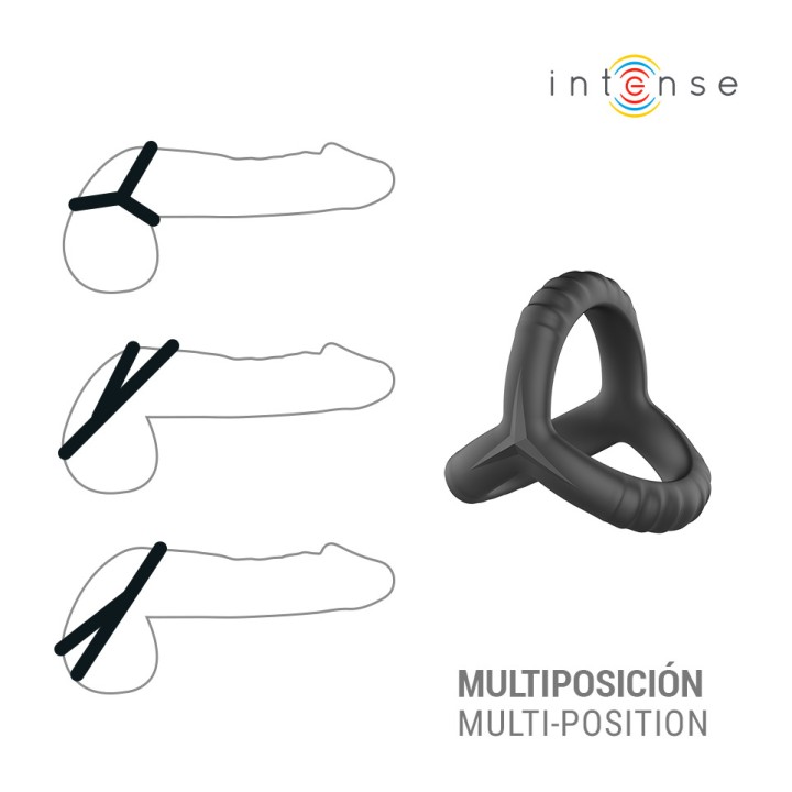 INTENSE Adjustbaar drievoudig ring model 4 JOHN D-245143
