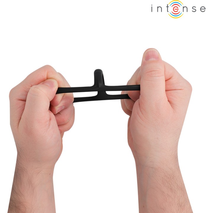 INTENSE Anel tripla ajustável para pênis modelo 4 JOHN