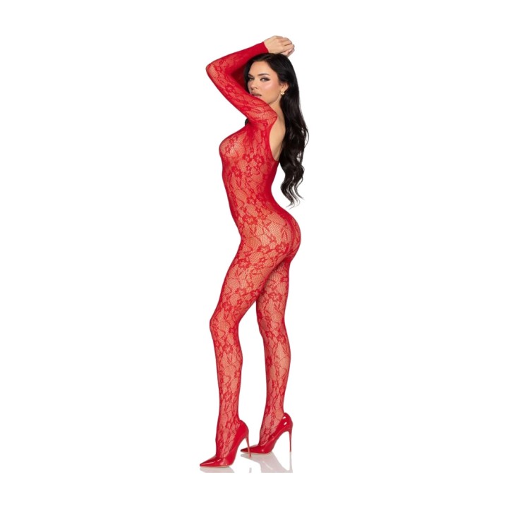 LEG AVENUE Bodystocking de lencería encaje 89366
