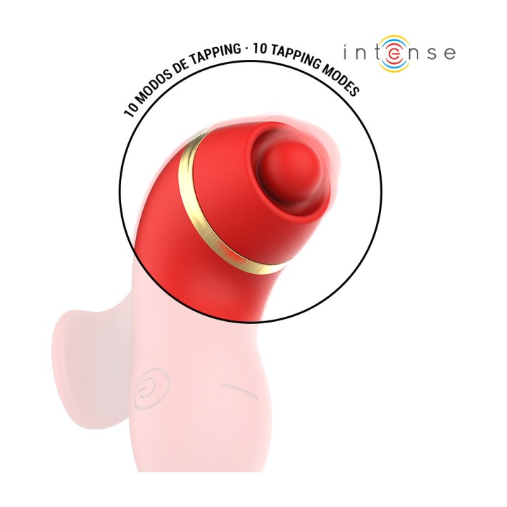 INTENSE 4-head clitoris stimulator with suction, tapping,