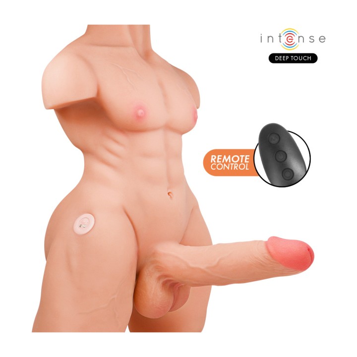 INTENSE Torso with anus and realistic dildo, thrust,