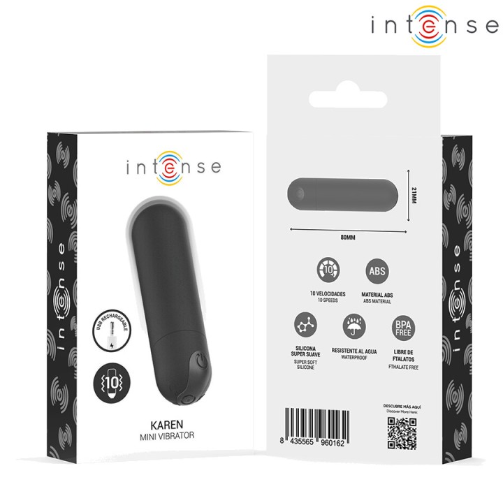 INTENSE Mini vibromasseur rechargeable KAREN D-245063VAR