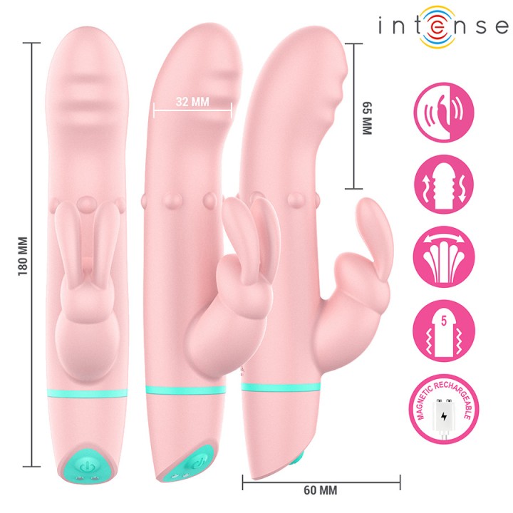 INTENSE Rabbit-Stimulator und oszillierender Roll-Vibrator