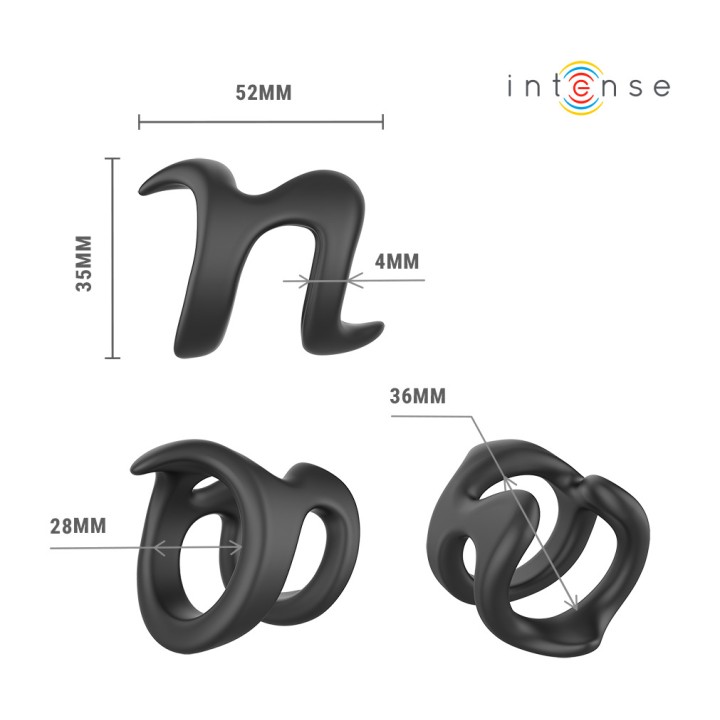 INTENSE Anel ajustável para pênis modelo 8 NIKOLAJ D-245147