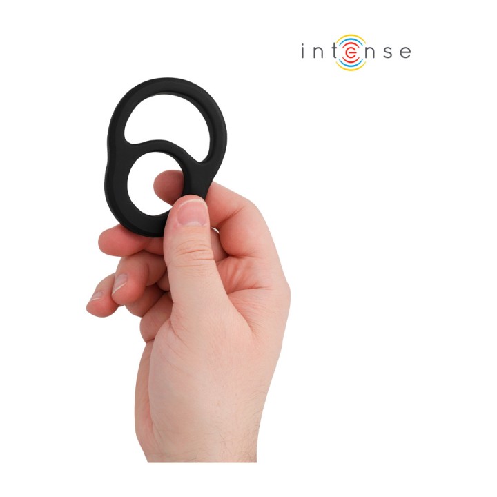 INTENSE Adjustbaar dubbel ring voor de penis model 1 RICHARD