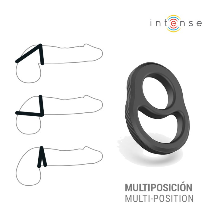 INTENSE Adjustable double ring for the penis model 1 RICHARD