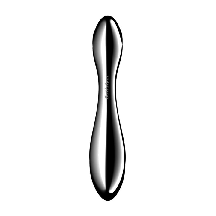 SATISFYER Dildo de aço inoxidável duplo uso PURE GRAVITY 2