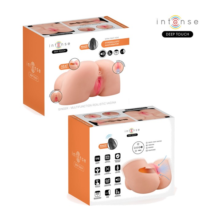 INTENSE Stimulateur vaginal avec aspiration, chaleur,
