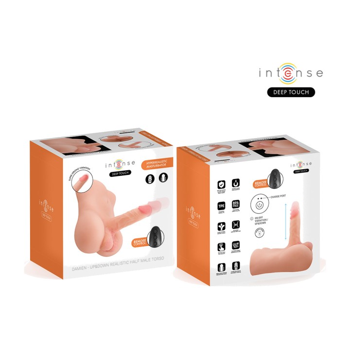 INTENSE Torso with realistic dildo, thrust, vibration and