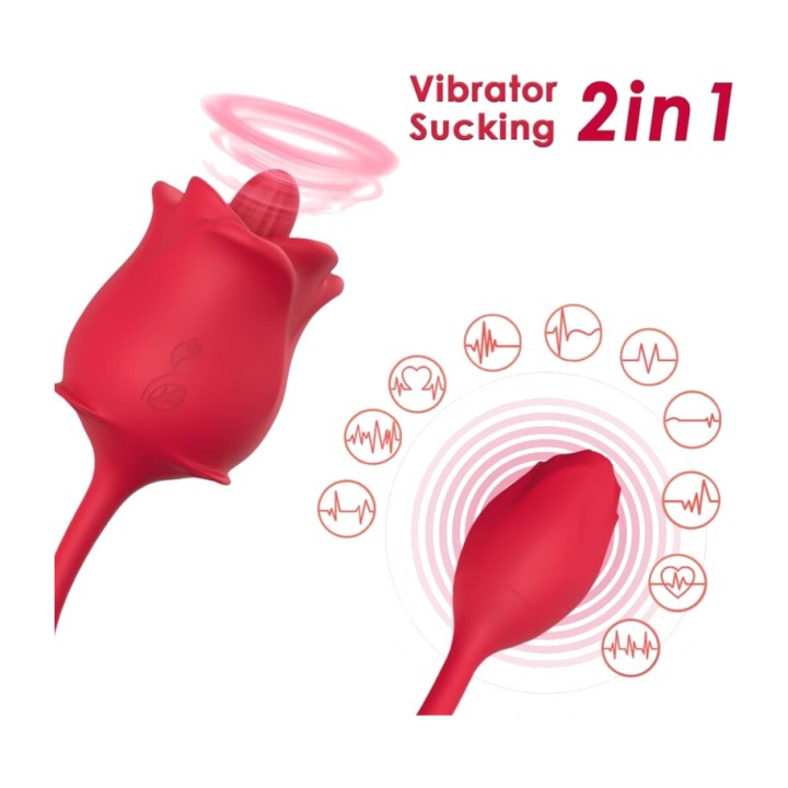 ARMONY Sucking stimulátor 2-v-1 s vibrátorem 10 módy a
