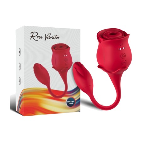 suciaca klitorisa a vibrátor s 10 režimami rose