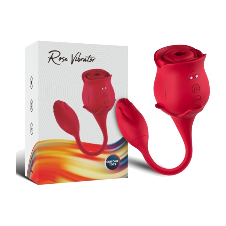 ARMONY Klitorisudds- og vibratork med 10 tilstande ROSE